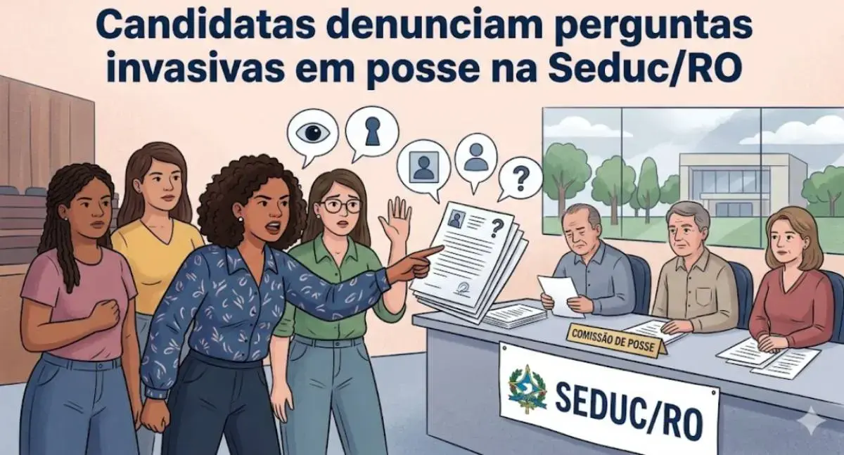 Candidatas denunciam perguntas invasivas em posse na Seduc/RO