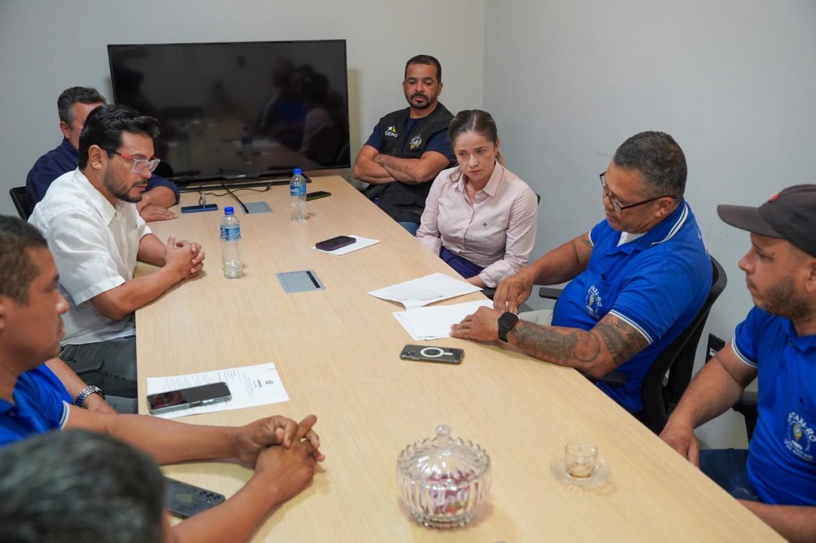 Marcelo Cruz participa de reunião na Agero para discutir demandas dos taxistas de Rondônia