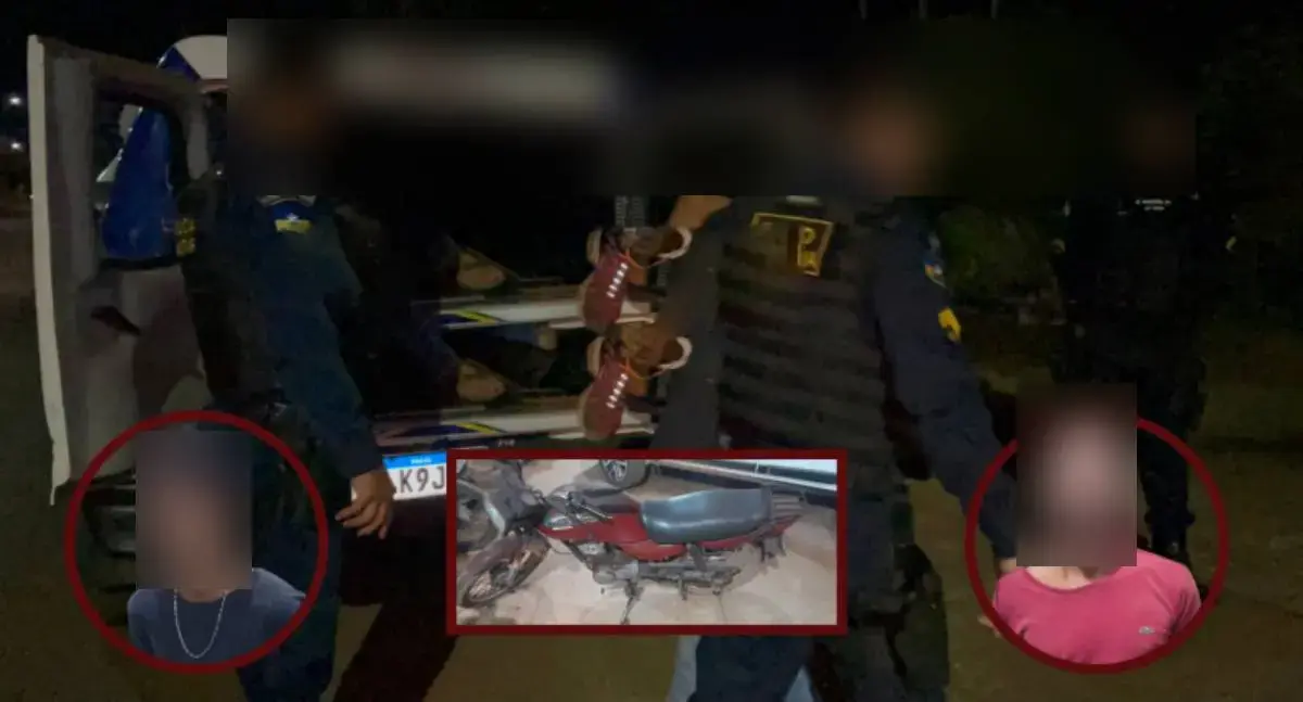 Polícia recupera moto e prende dupla após furto em RO