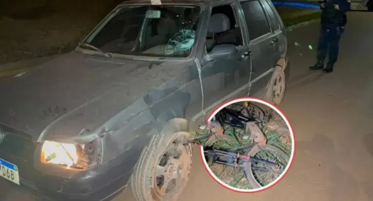  Adolescente fica ferido após colisão entre bicicleta elétrica e carro em Rolim de Moura 