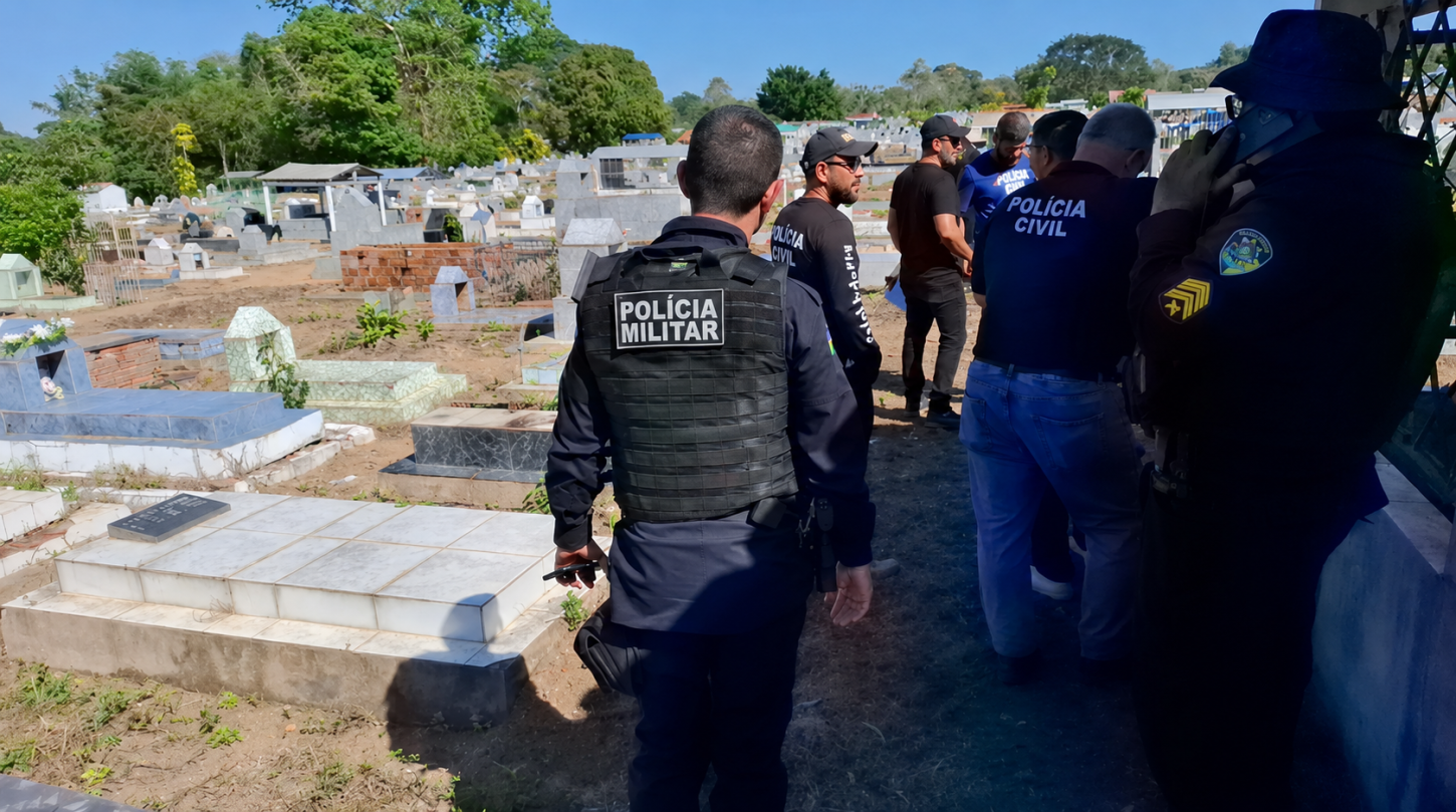 Corpo é encontrado em área do Cemitério Santo Antônio, em Porto Velho