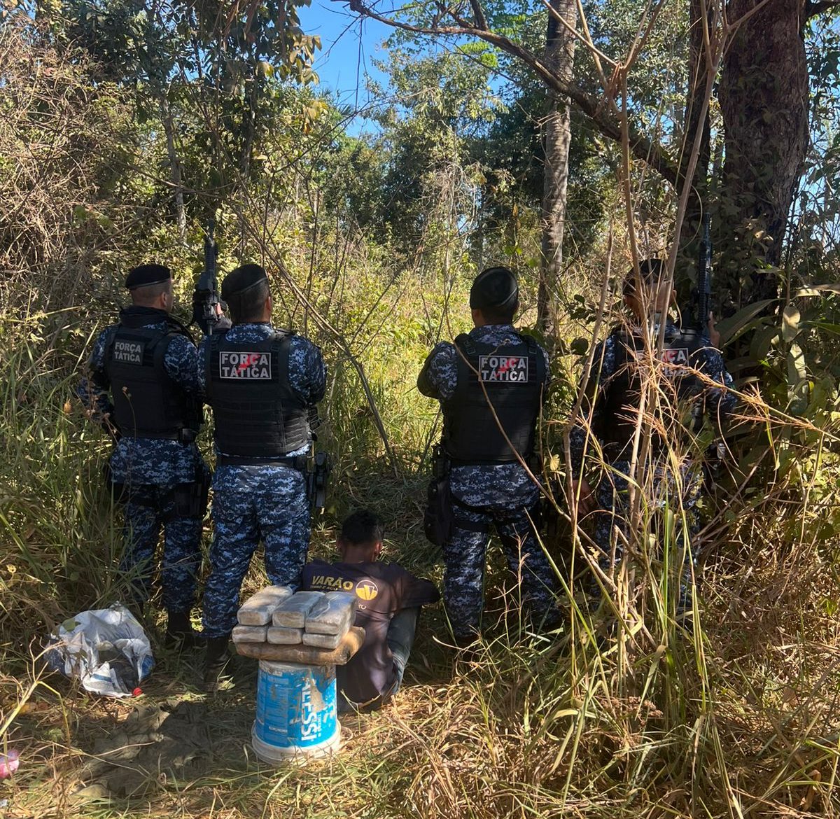 Força Tática apreende grande quantidade de maconha e conduz adolescente por ato infracional em Porto Velho