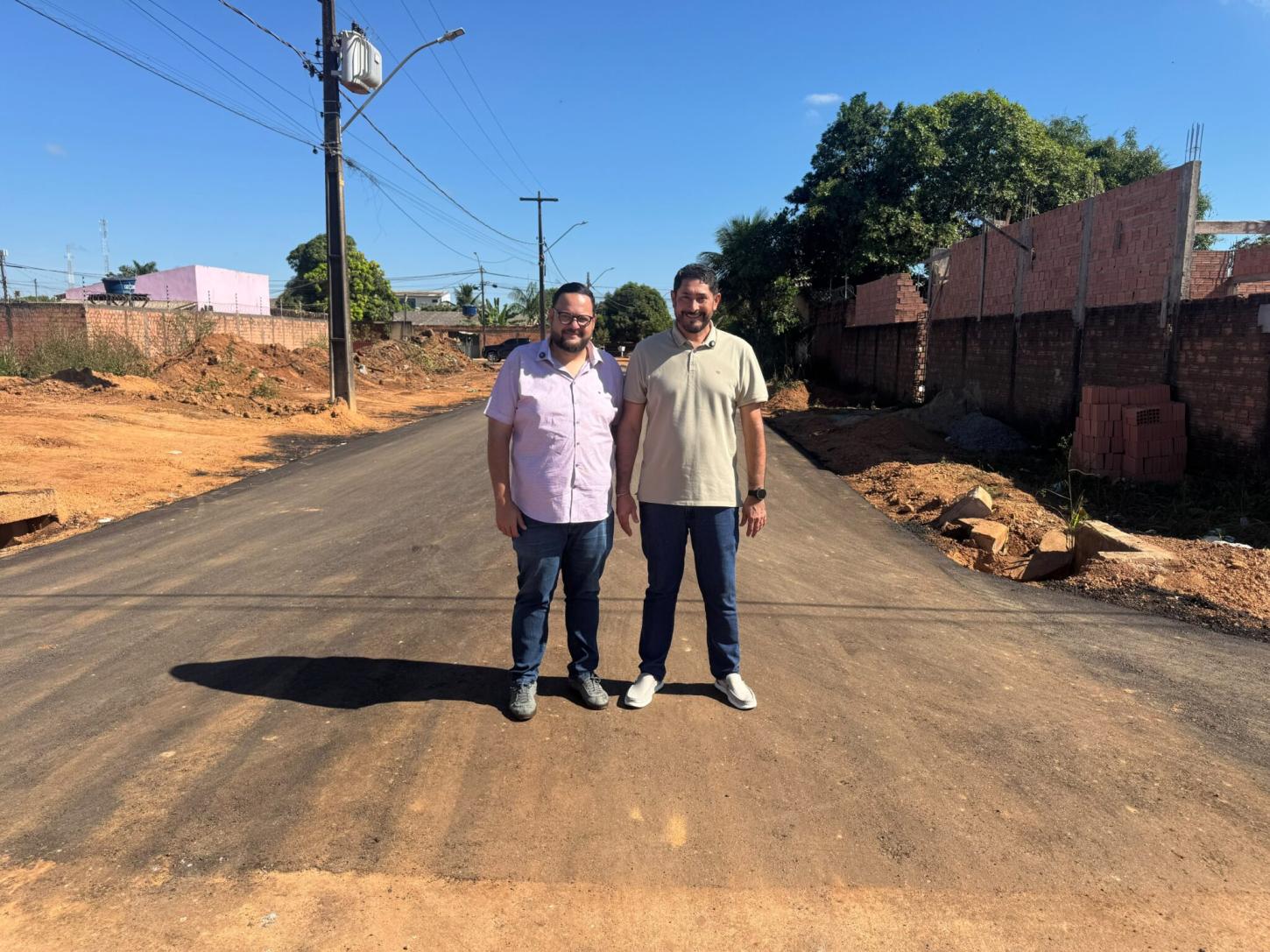 Márcio Pacele acompanha avanço das obras de infraestrutura no Parque Amazônia