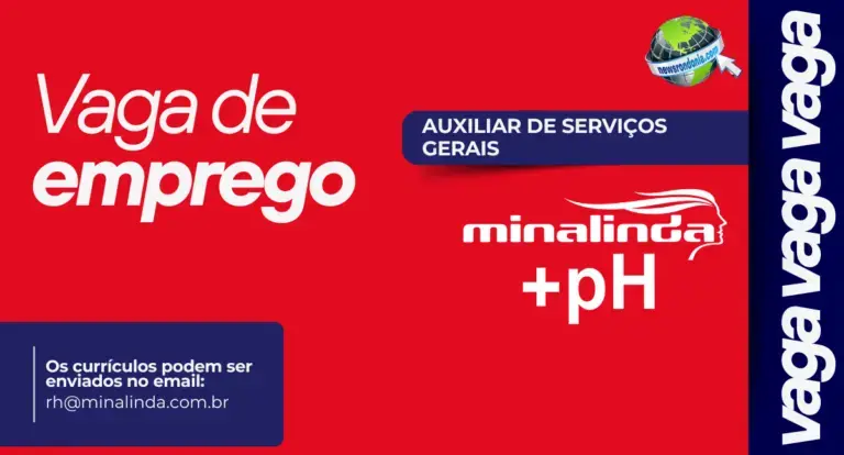 Água Mineral Minalinda abre vagas para Auxiliar de Serviços Gerais (Carga e Descarga)