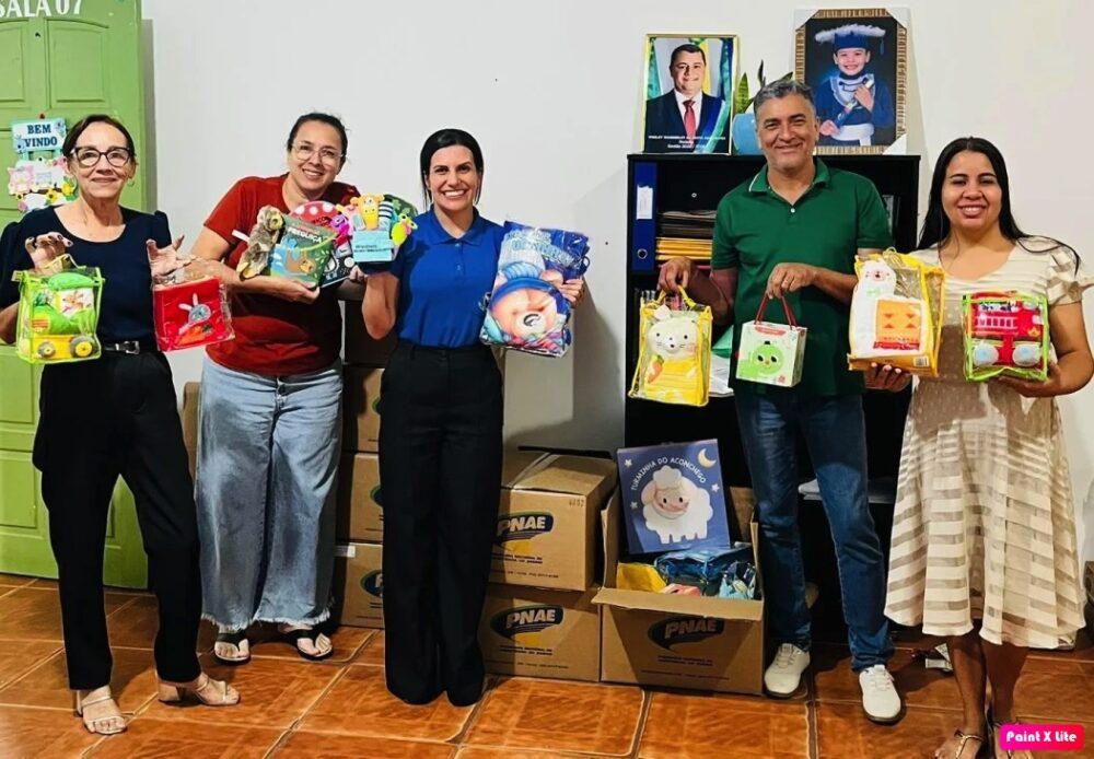 Chupinguaia utiliza recursos do ensino integral para incentivar leitura entre crianças