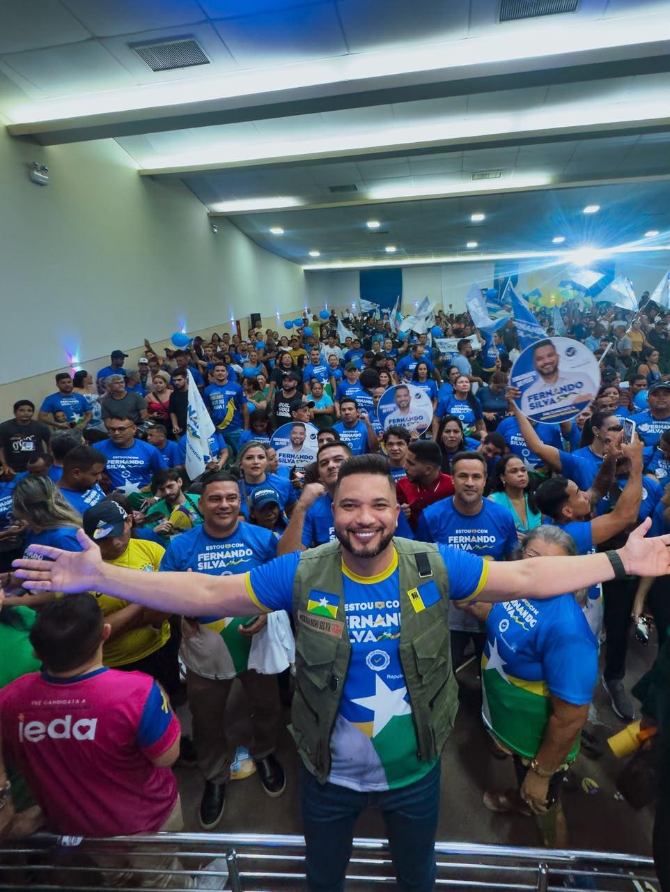  Convenção de Fernando Silva reúne milhares de apoiadores e consolida como uma forte representação da Polícia Militar e do Corpo de Bombeiros Militar na disputa por uma vaga na Assembleia Legislativa.