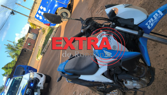 Motociclista embriagado foge em alta velocidade, coloca pedestres em risco e acaba preso depois de cair da moto em Vilhena