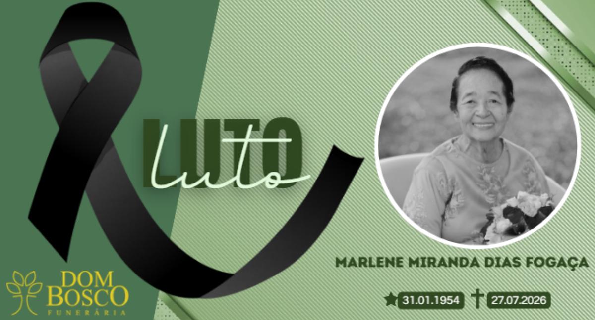 Nota de Pesar: Marlene Miranda Dias Fogaça