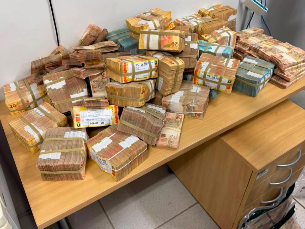 PF apreende R$ 2 milhões em dinheiro após saque em Porto Velho; seguranças fugiram