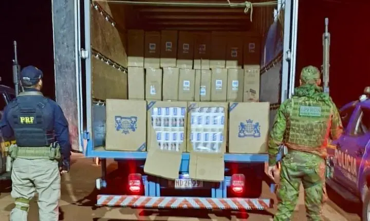 APREENSÃO – PMRO APREENDE CERCA DE  100 MIL MAÇOS DE CIGARROS CAUSA PREJUÍZO SUPERIOR A R$ 1 MILHÃO AO CRIME ORGANIZADO EM RONDÔNIA