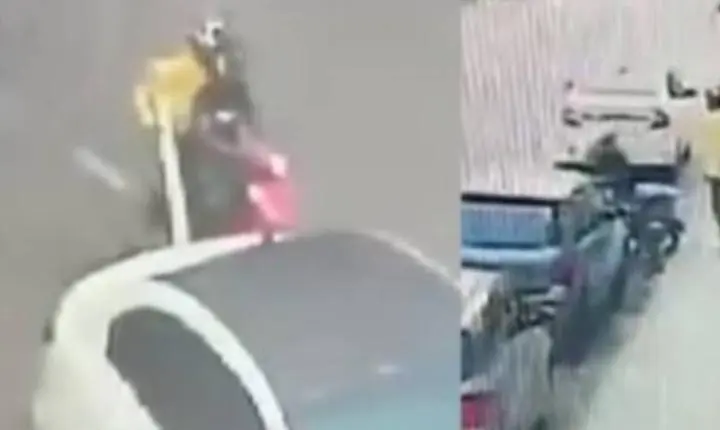 Dupla é flagrada furtando motocicleta em frente ao Centro Político Administrativo em Porto Velho