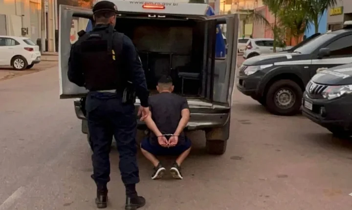 Homem é preso após ameaçar ex-companheira, exigir dinheiro e destruir apartamento no bairro Embratel