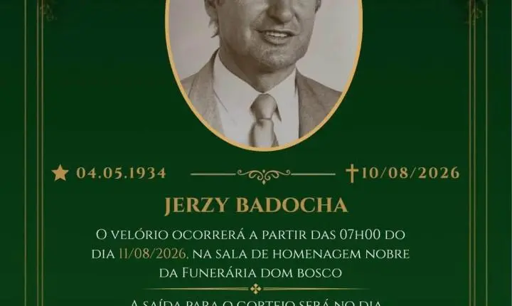 LUTO: Morre em Porto Velho o ex-deputado e ex-vereador Jerzy Badocha
