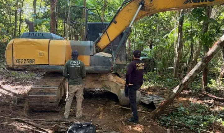 PF, Ibama e Funai combatem garimpo ilegal na Terra Indígena Kayapó
