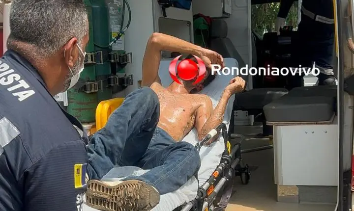 URGENTE: Homem fica em estado grave depois de tentar roubar venezuelano